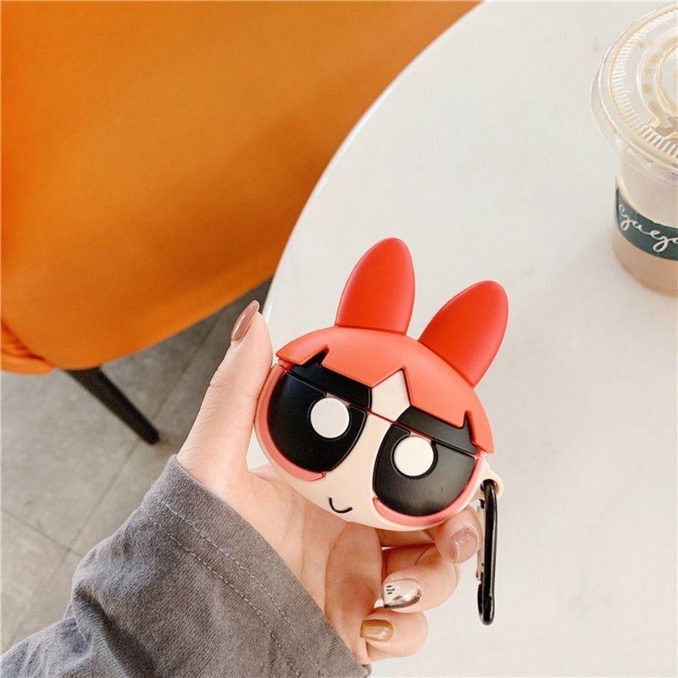 【PREMIUM】Cool earphone case with earbuds, popgrip, keychain, cable