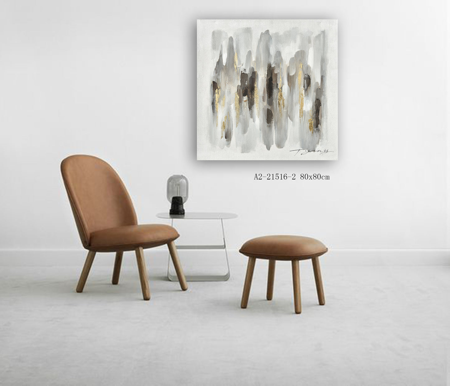Framed Abstract Wall Art Paintings 60*60 cm