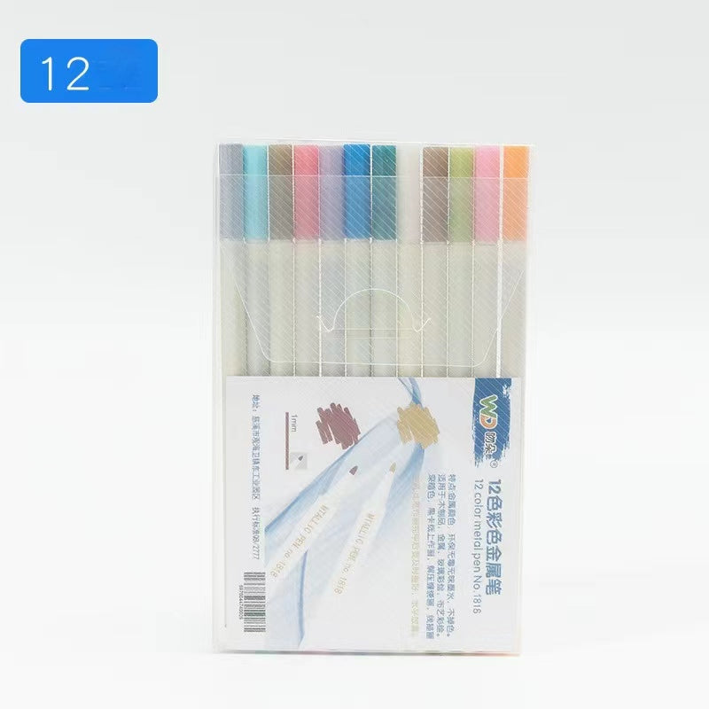 Marker Pen Drawing Decoration Shiny Pen