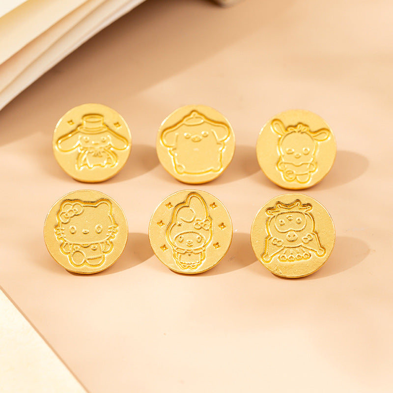 Stamp Head - Sanrio 6 Pcs Combined Assembly