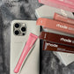 Lip Gloss Phone Case - Premium Silky Silicone Lip and Phone Case with Puffy Back and Tactile Buttons for Easy Grip - Protective and Stylish Case Phone
