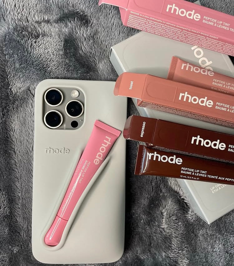 Lip Gloss Phone Case - Premium Silky Silicone Lip and Phone Case with Puffy Back and Tactile Buttons for Easy Grip - Protective and Stylish Case Phone