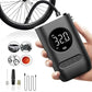 Bomba De Encher Pneu De Carro Bike Moto Eletrica Portátil Cor Preto