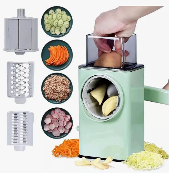 Cortador Ralador Fatiador De Legumes Vegetais Multifuncional 3 em 1