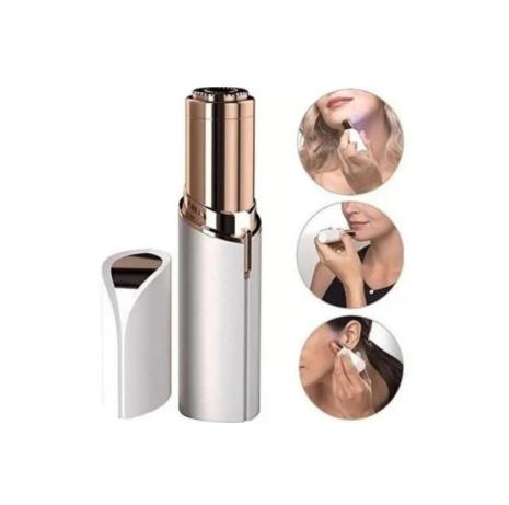 Depilador Facial USB Flawlbss Branco para Buço e Sobrancelhas Portátil