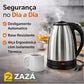 Chaleira Elétrica Loja Flix 1,8L Inox Desligamento Automático