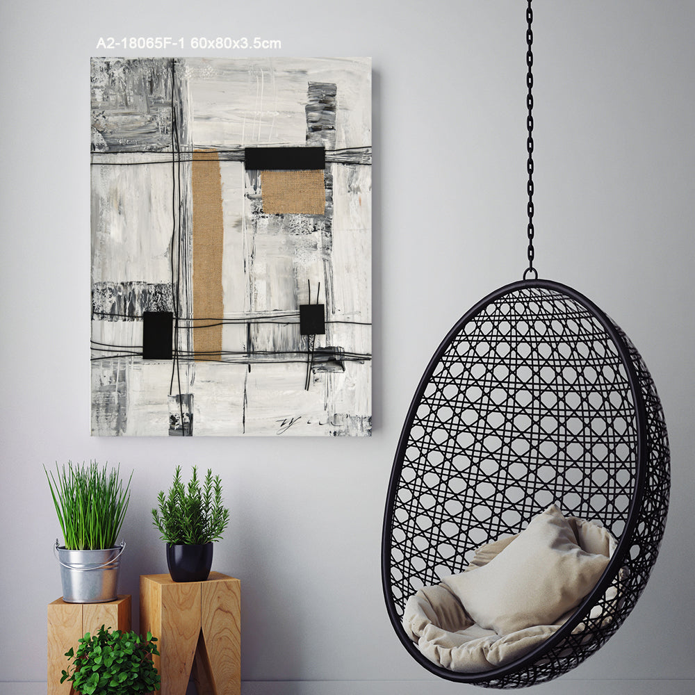 Framed Abstract Wall Art Paintings 60*80 cm