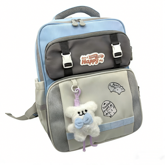 School Backpacks for Kids for Elementary, Middle, and High School Students, 5 Assorted Colors