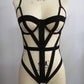Fashion Bralettes for Women Strappy Unpadded Lingerie One Piece