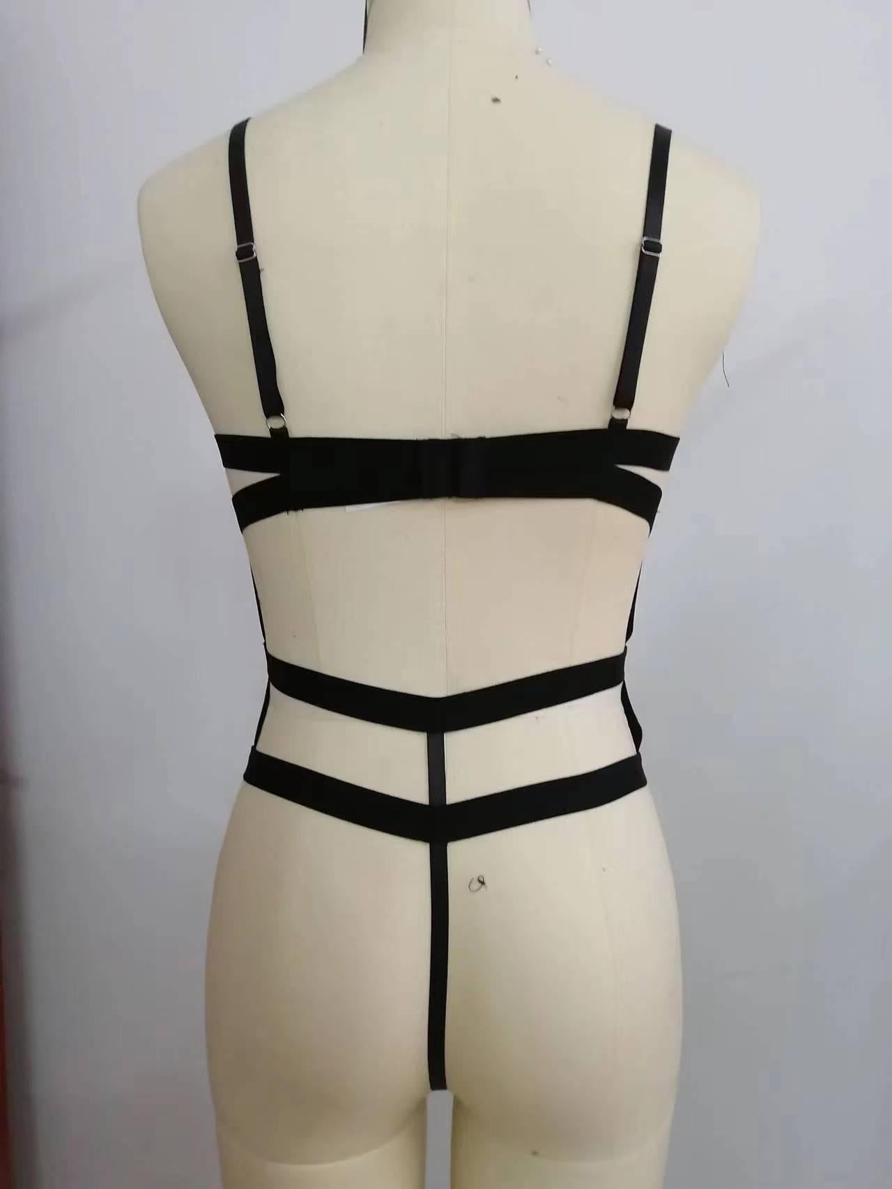 Fashion Bralettes for Women Strappy Unpadded Lingerie One Piece