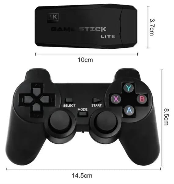 Game Stick Retrô 2.4g Wireless Mini Game 64gb 20.000 Jogos