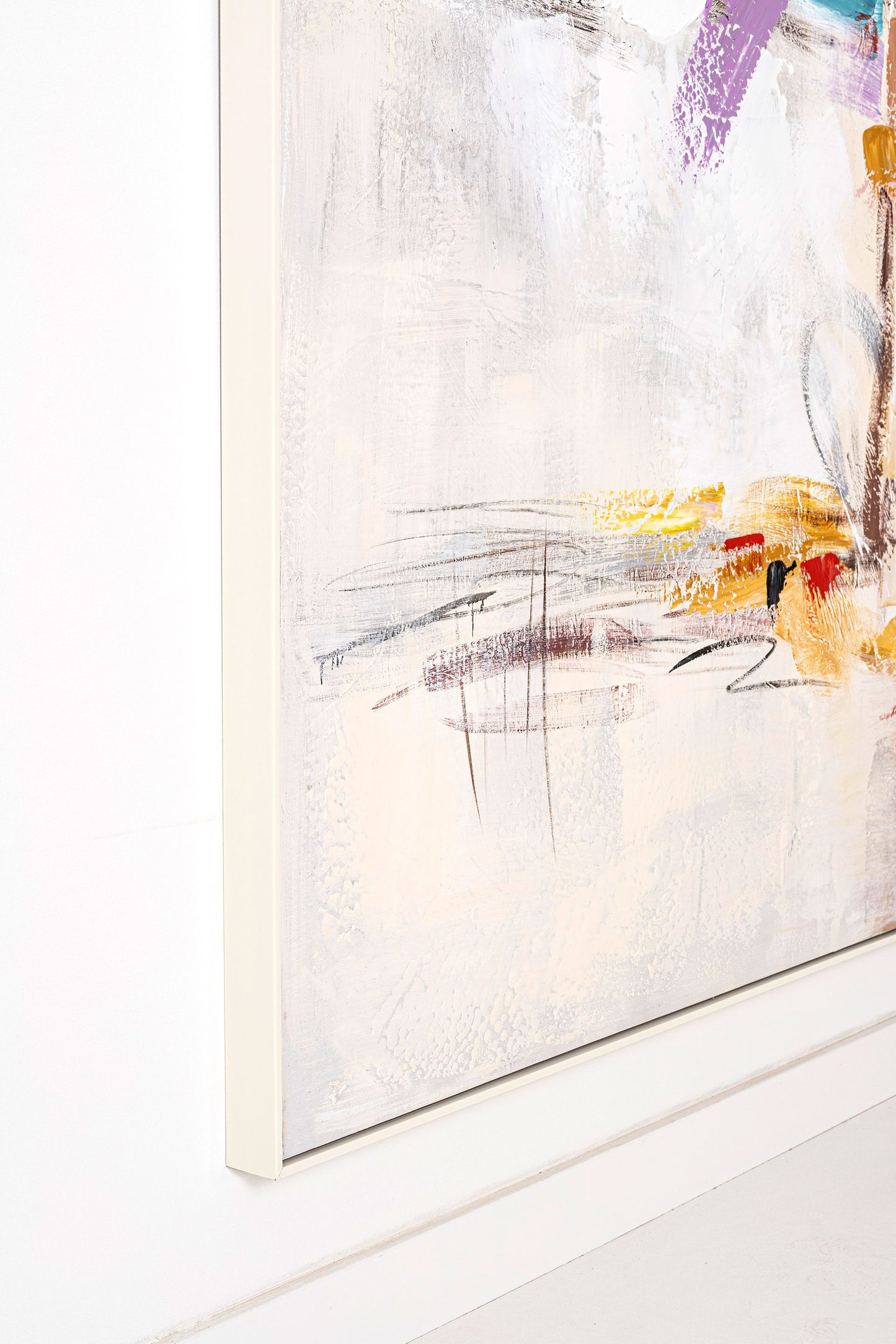 Cuadro al óleo con marco de madera. 60*90 cm