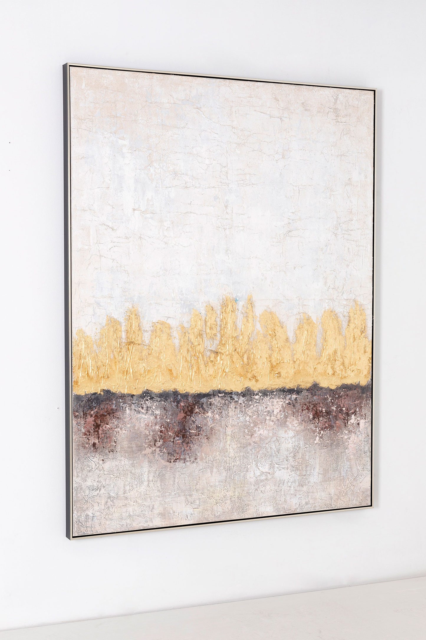 Cuadro al óleo con marco de madera. 120*160 cm