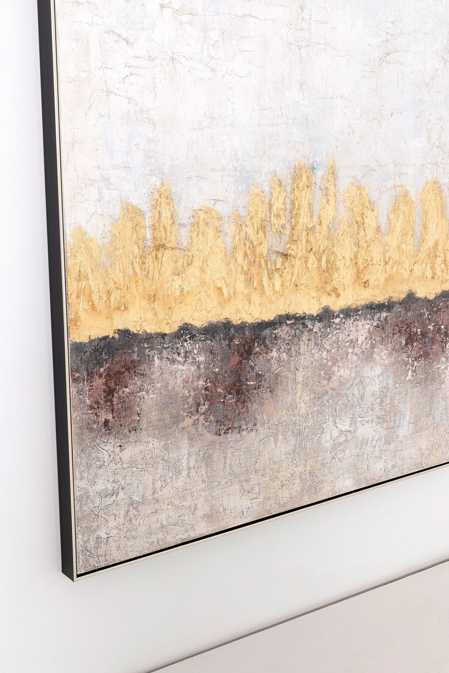 Cuadro al óleo con marco de madera. 120*160 cm