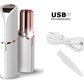 Depilador Facial USB Flawlbss Branco para Buço e Sobrancelhas Portátil