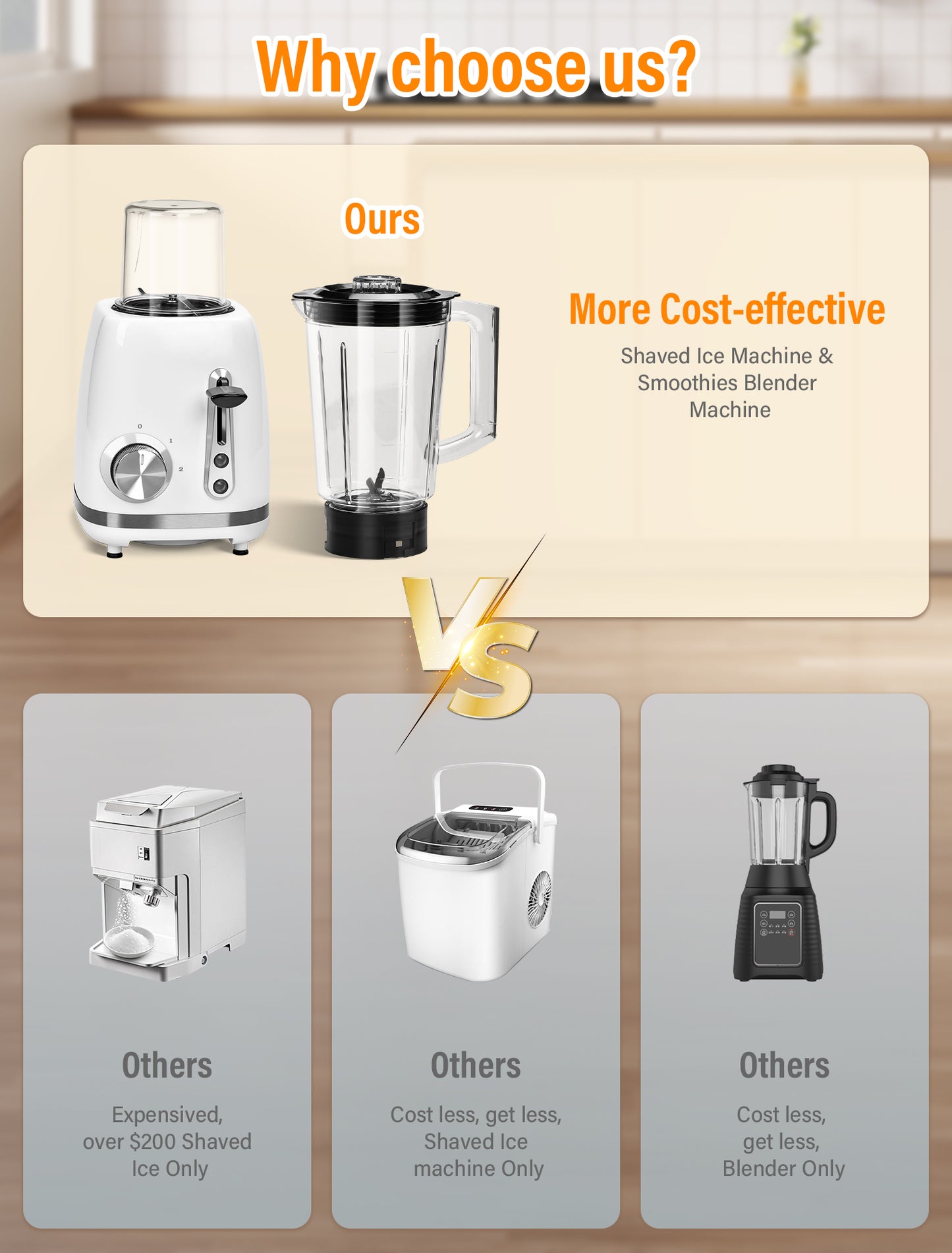 Shaved Ice Snow Cone Machine Ice Crusher