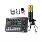 Mesa de Som Digital F998 MESA998 Portátil Com Bluetooth e Efeitos Para Live e Podcast