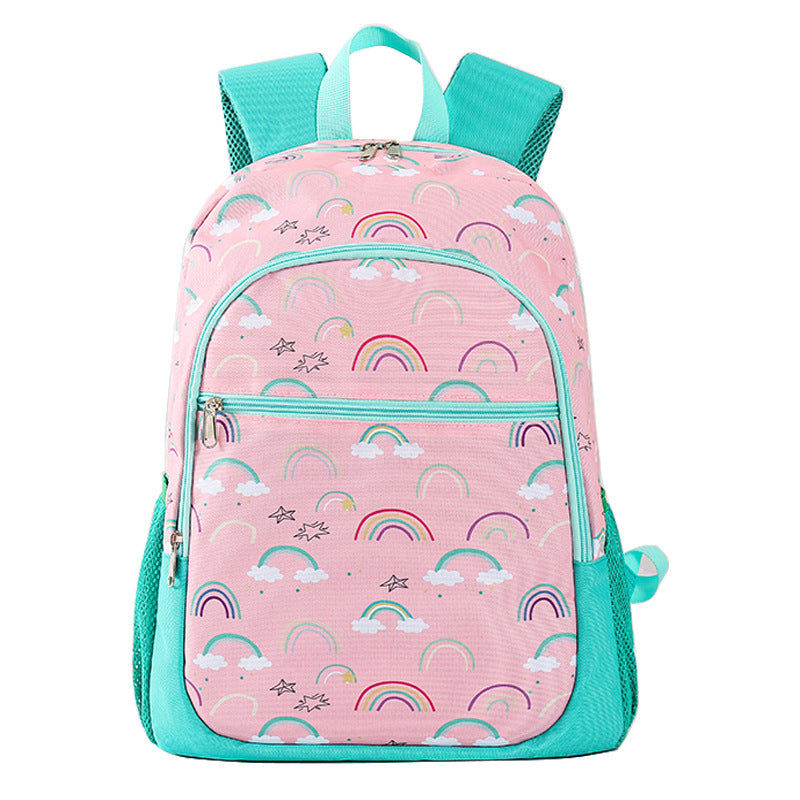 Girls Boys Students Backpack School Bag for Kids Book Bag with Multiple Pockets