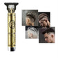 Aparador de pelo dourado