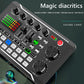 Mesa de Som Digital F998 MESA998 Portátil Com Bluetooth e Efeitos Para Live e Podcast