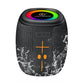 Caixa de Som Bluetooth Portátil 50w Led Tws Ka-8596 cor preto