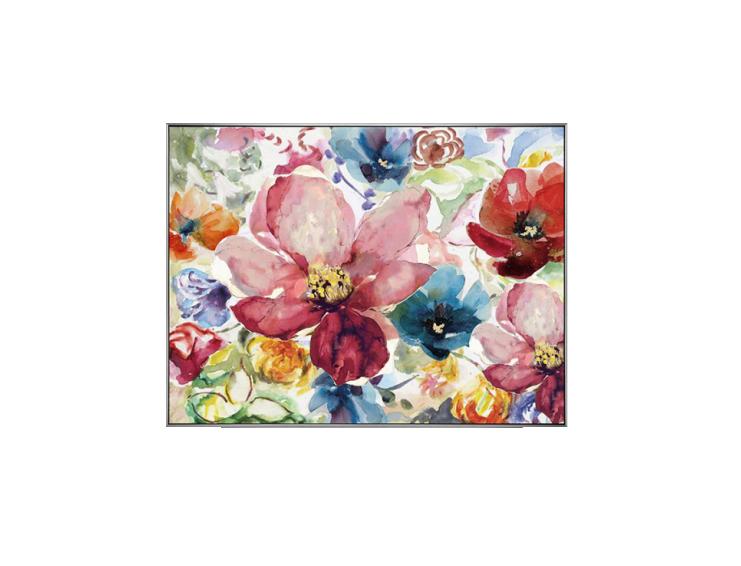 Framed Silver/White Customized Cherry Bouque 90*60 cm