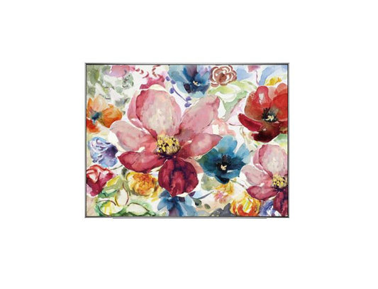 Framed Silver/White Customized Cherry Bouque 90*60 cm