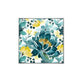 Framed Silver/Black Customized Abstract Floral II 80*80 cm
