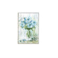 Hand Painted Abstract Floral Paintings with Silver Outer Frame 60*90 cm