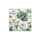 Framed Silver/Black Customized Abstract Floral 80*80 cm