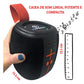 Caixa de Som Bluetooth Portátil 50w Led Tws Ka-8596 cor preto