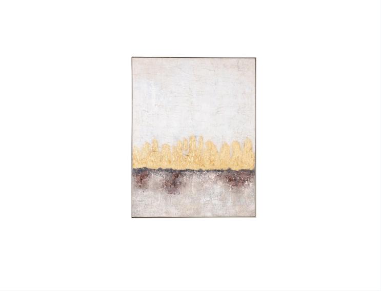 Cuadro al óleo con marco de madera. 120*160 cm