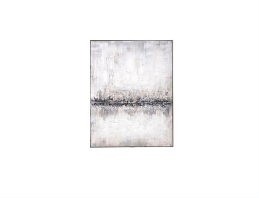 Cuadro al óleo con marco de madera. 120*160 cm