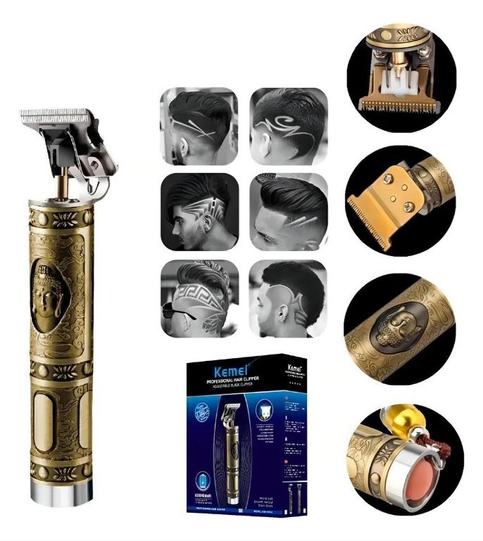 Aparador de pelo dourado