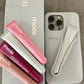 Lip Gloss Phone Case - Premium Silky Silicone Lip and Phone Case with Puffy Back and Tactile Buttons for Easy Grip - Protective and Stylish Case Phone