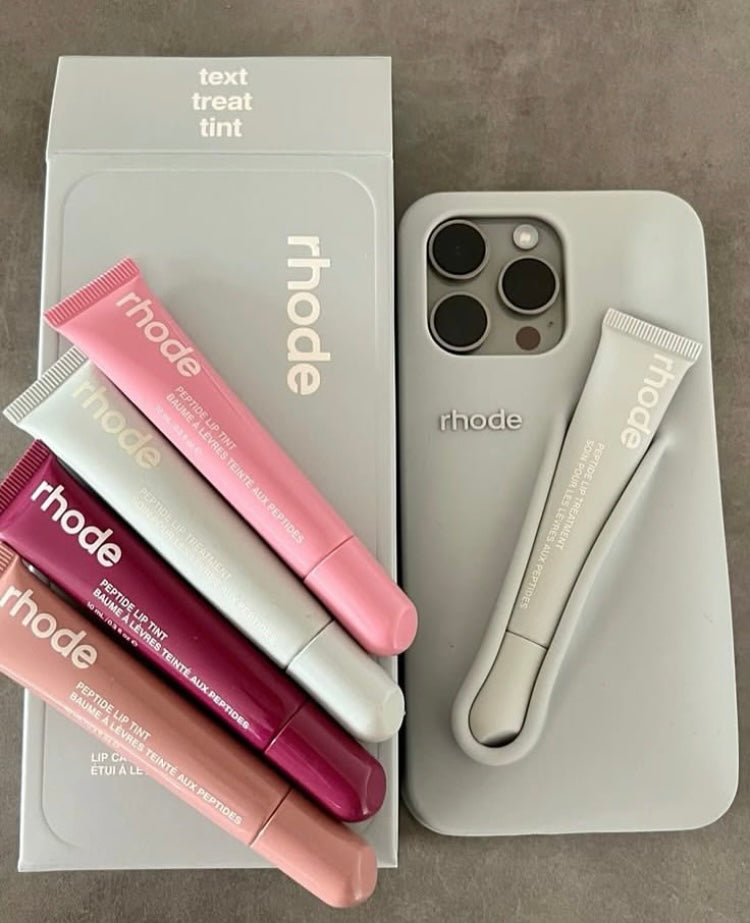 Lip Gloss Phone Case - Premium Silky Silicone Lip and Phone Case with Puffy Back and Tactile Buttons for Easy Grip - Protective and Stylish Case Phone