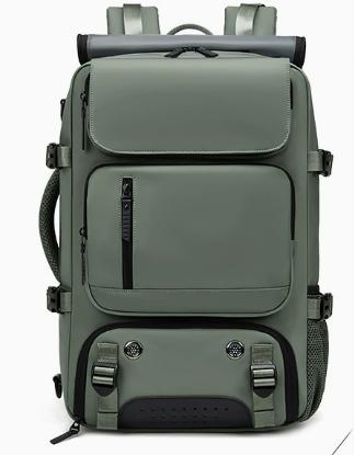 Large capacity men's backpack for outdoor camping water-resistant multi-functional backpack