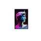 Signed Artist Lighted David Canvas Print Purple Home Decor LED Light Wall Art (24x36 inch)