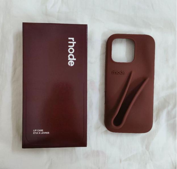 Lip Gloss Phone Case - Premium Silky Silicone Lip and Phone Case with Puffy Back and Tactile Buttons for Easy Grip - Protective and Stylish Case Phone
