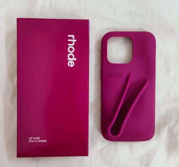 Lip Gloss Phone Case - Premium Silky Silicone Lip and Phone Case with Puffy Back and Tactile Buttons for Easy Grip - Protective and Stylish Case Phone