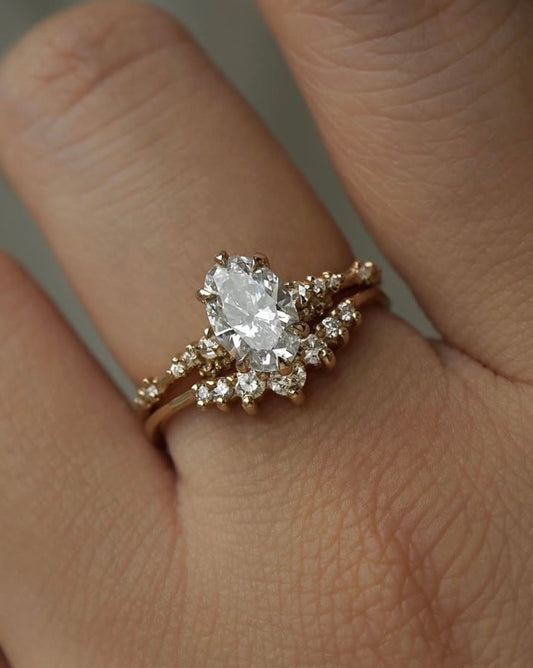 Bagues empilables en or pour femmes, plaquées or 14 carats, anti-ternissement, délicates, empilables, serties d'oxydes de zirconium, tendance, promesses, alliances, bagues de fiançailles pour femmes 