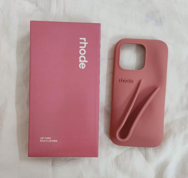 Lip Gloss Phone Case - Premium Silky Silicone Lip and Phone Case with Puffy Back and Tactile Buttons for Easy Grip - Protective and Stylish Case Phone