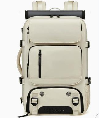 Large capacity men's backpack for outdoor camping water-resistant multi-functional backpack
