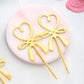 Stirring Rod Gold Bowknot